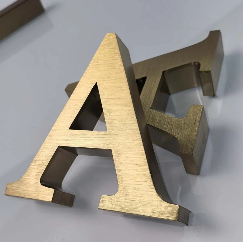 brass-copper-letters real project